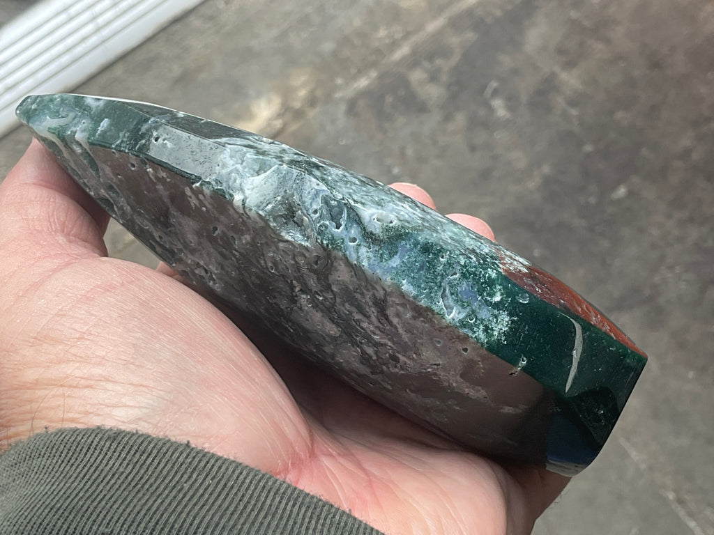 396g Moss Agate Freeform 2C