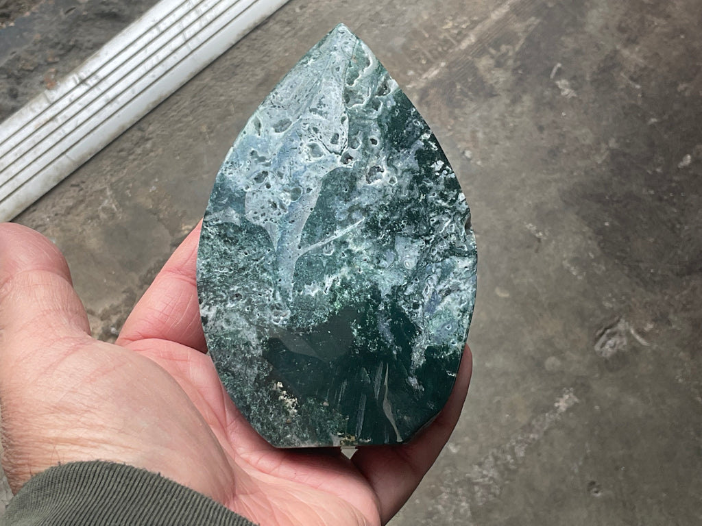396g Moss Agate Freeform 2C