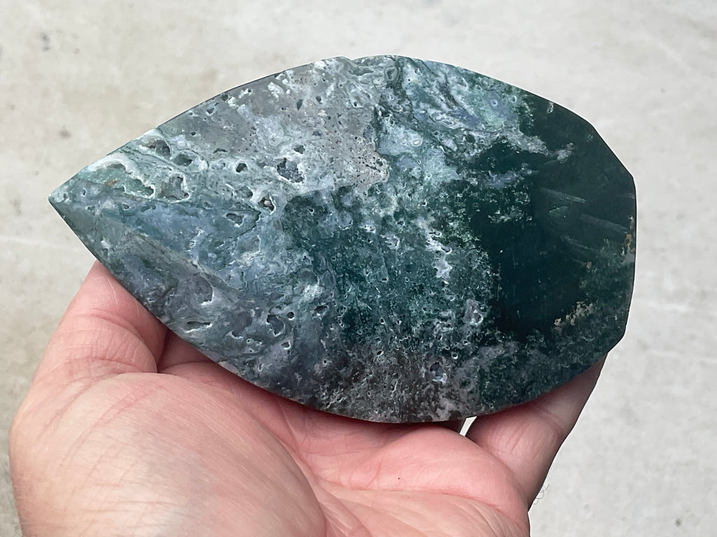 396g Moss Agate Freeform 2C