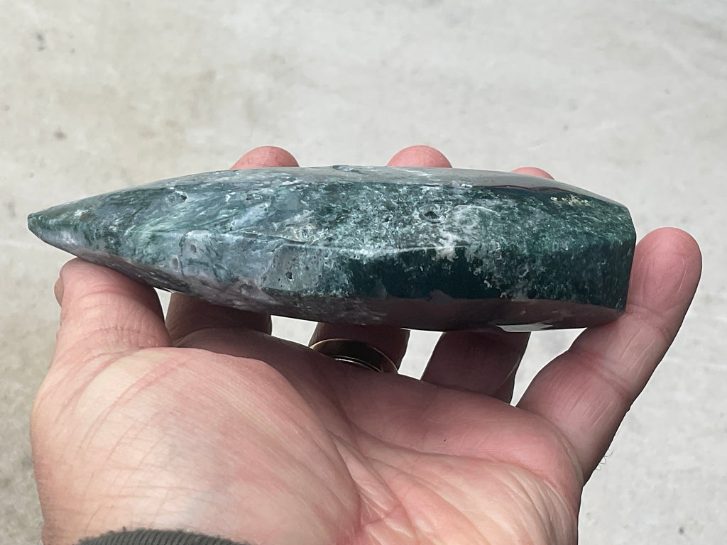 396g Moss Agate Freeform 2C
