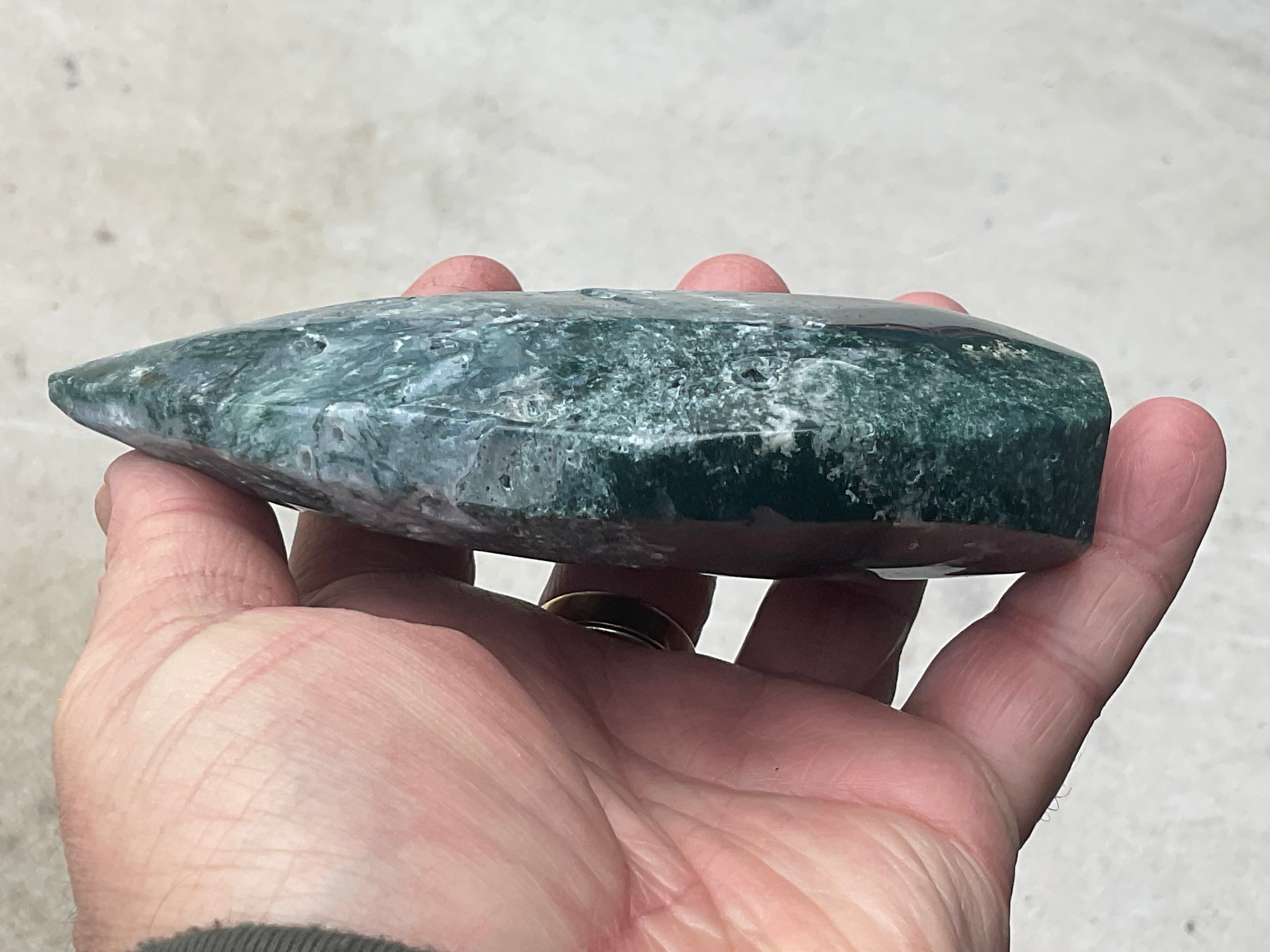 396g Moss Agate Freeform 2C