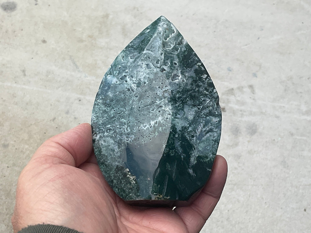 396g Moss Agate Freeform 2C