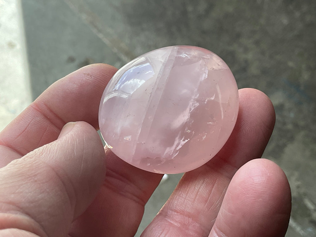 Lavender Rose Quartz Tumbled Stones Group A