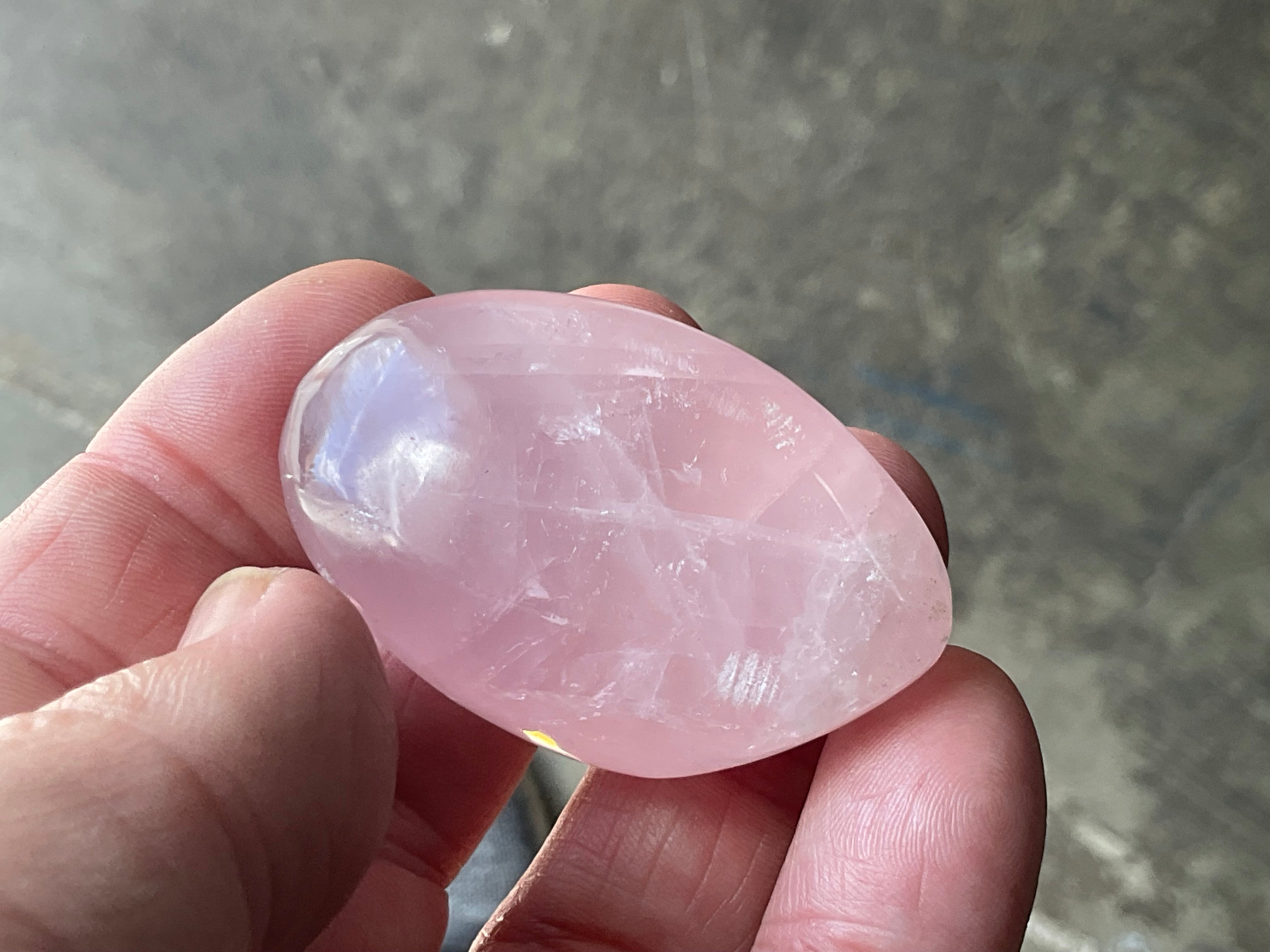 Lavender Rose Quartz Tumbled Stones Group A