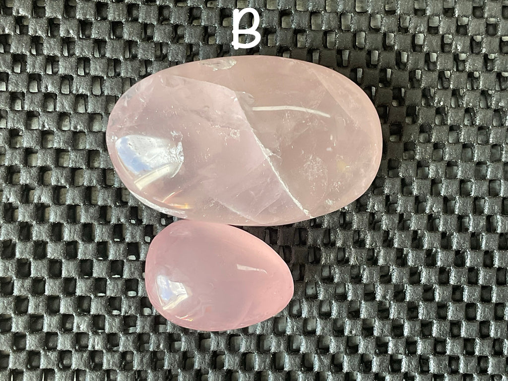 Lavender Rose Quartz Tumbled Stones Group B