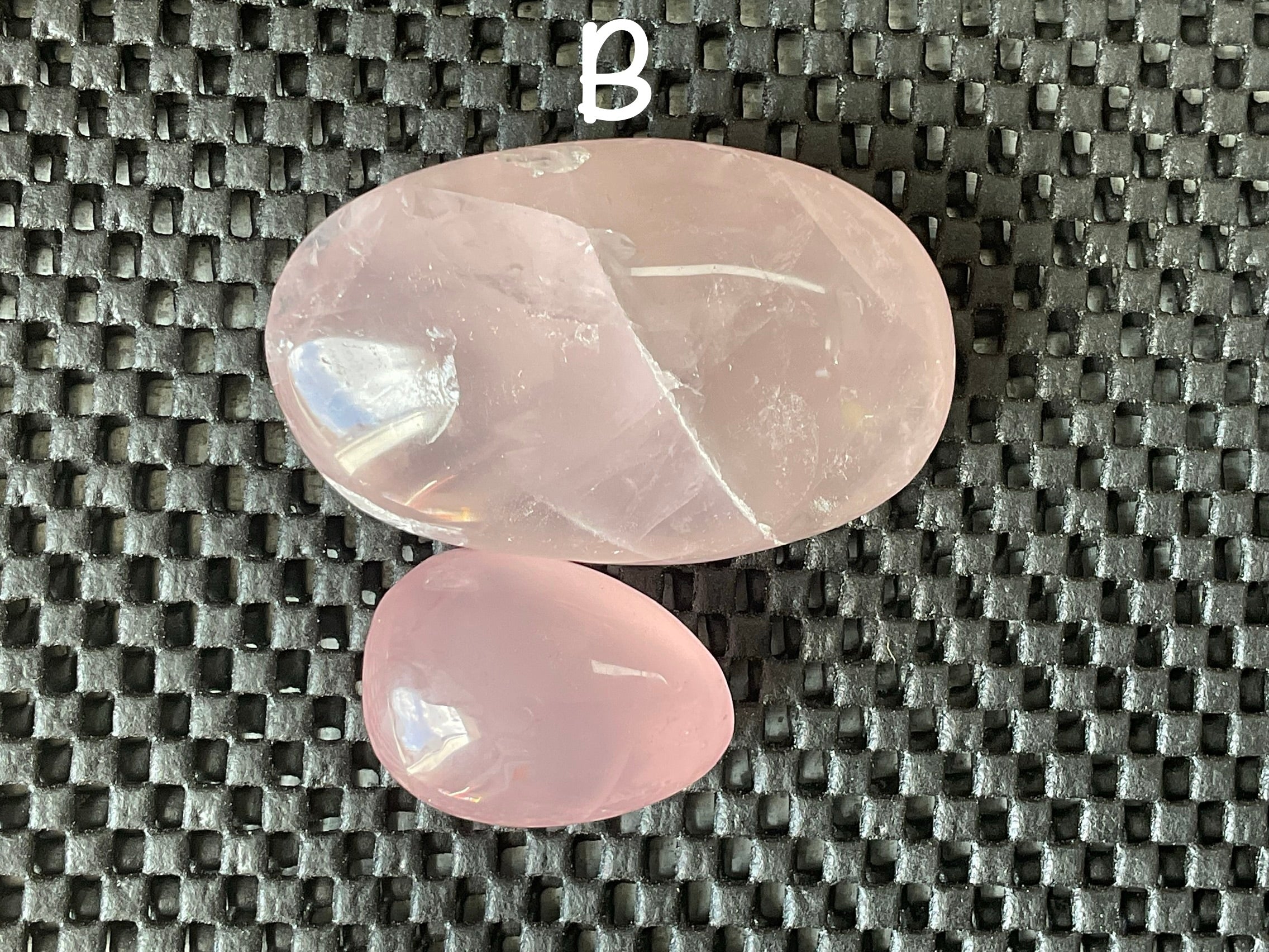 Lavender Rose Quartz Tumbled Stones Group B