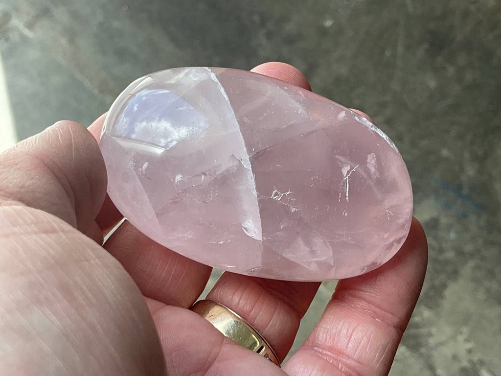 Lavender Rose Quartz Tumbled Stones Group B