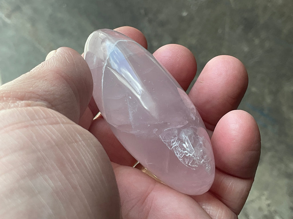 Lavender Rose Quartz Tumbled Stones Group B