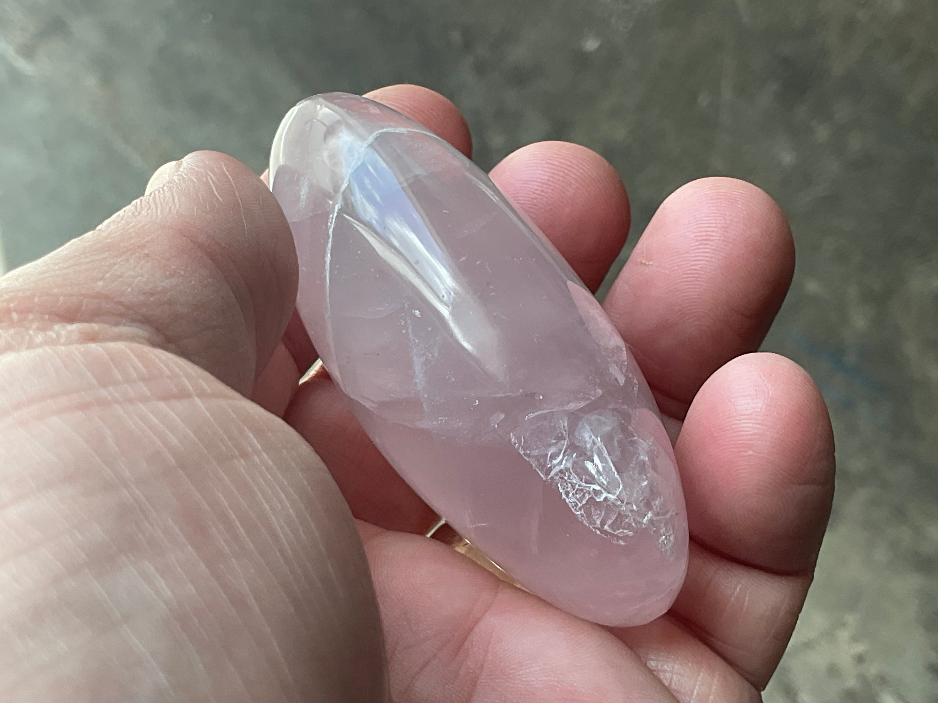 Lavender Rose Quartz Tumbled Stones Group B