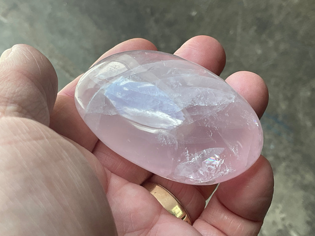 Lavender Rose Quartz Tumbled Stones Group B
