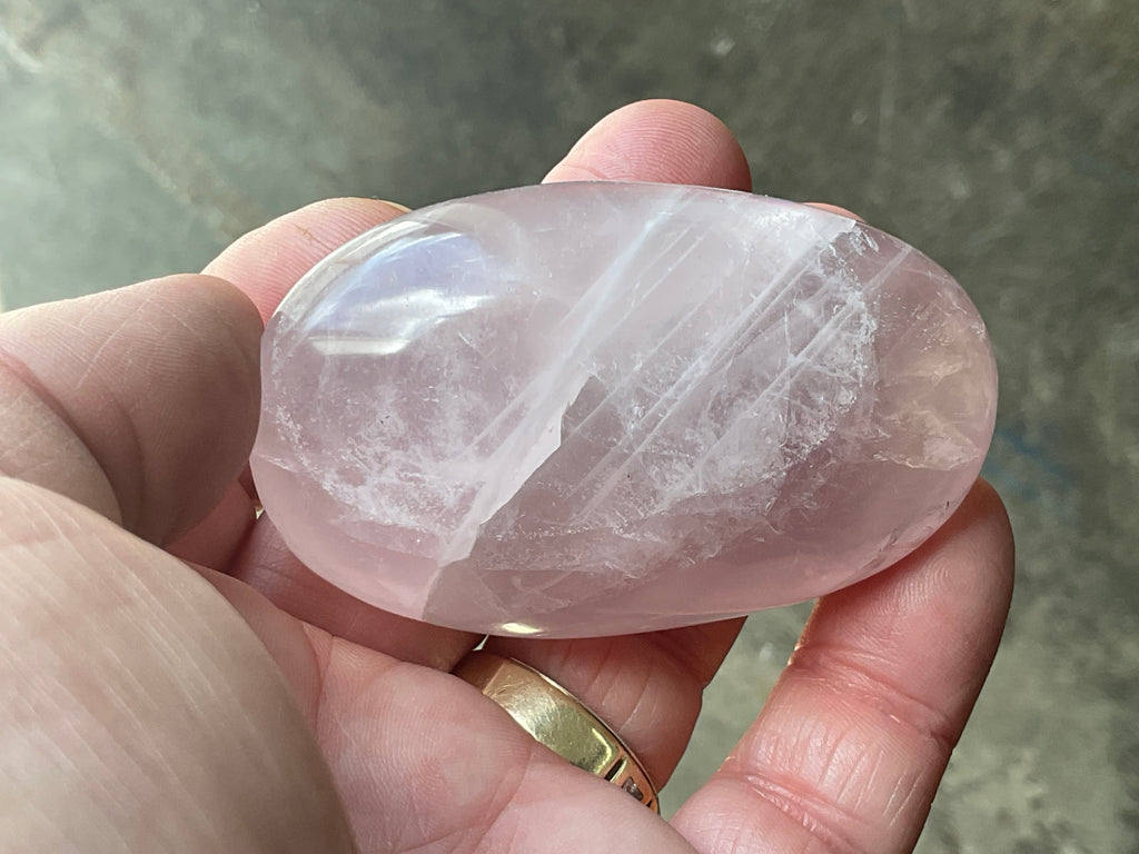 Lavender Rose Quartz Tumbled Stones Group B