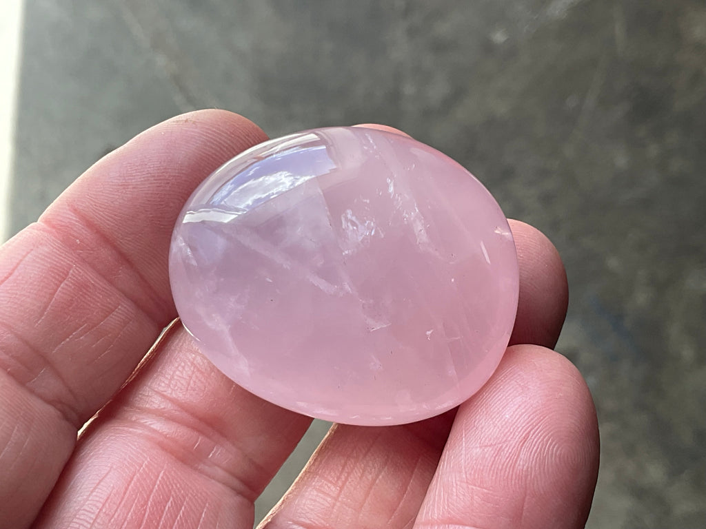 Lavender Rose Quartz Tumbled Stones Group C