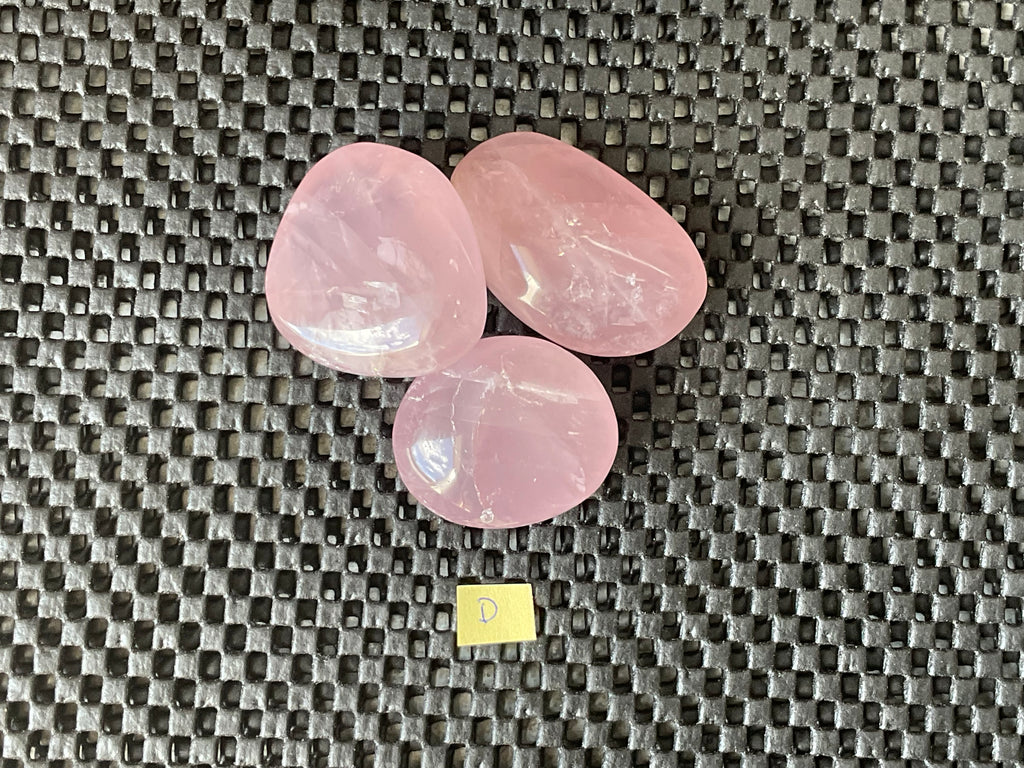Lavender Rose Quartz Tumbled Stones Group D
