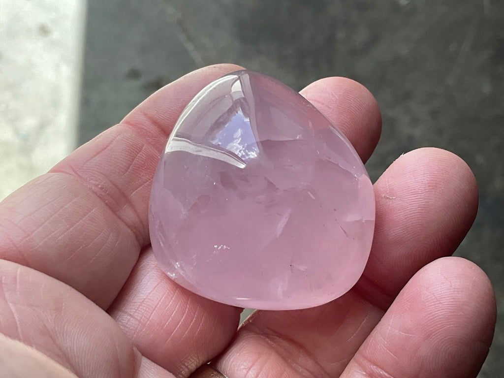Lavender Rose Quartz Tumbled Stones Group D