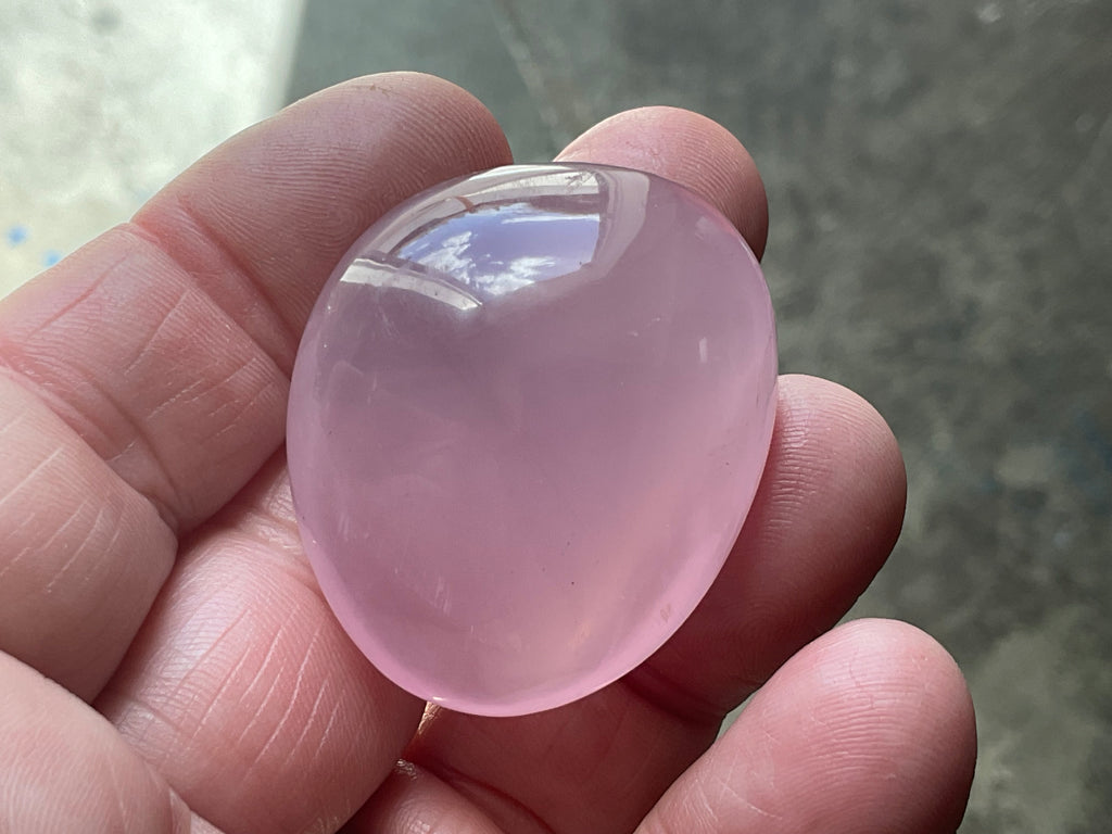 Lavender Rose Quartz Tumbled Stones Group F