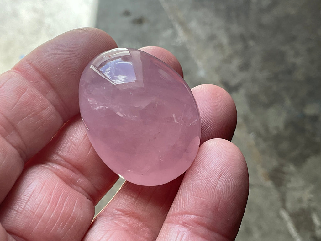 Lavender Rose Quartz Tumbled Stones Group F