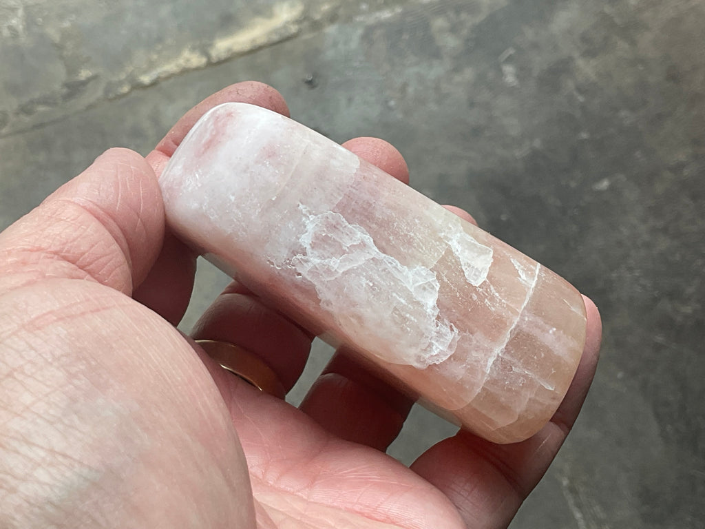 267g Pink Calcite Freeform A