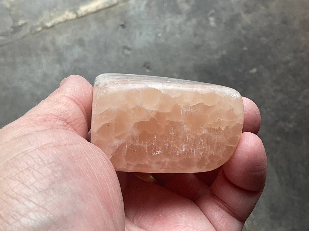 267g Pink Calcite Freeform A
