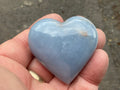83g Angelite Polished Heart E