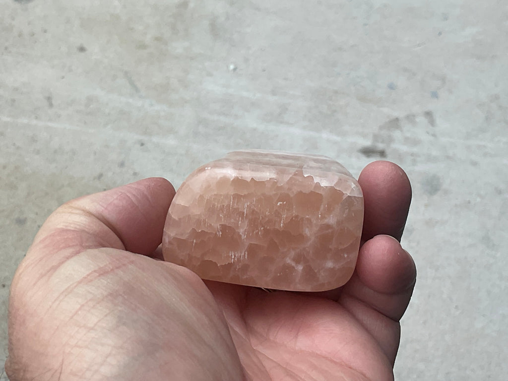 267g Pink Calcite Freeform A