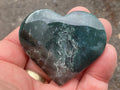 64g Moss Agate Heart B