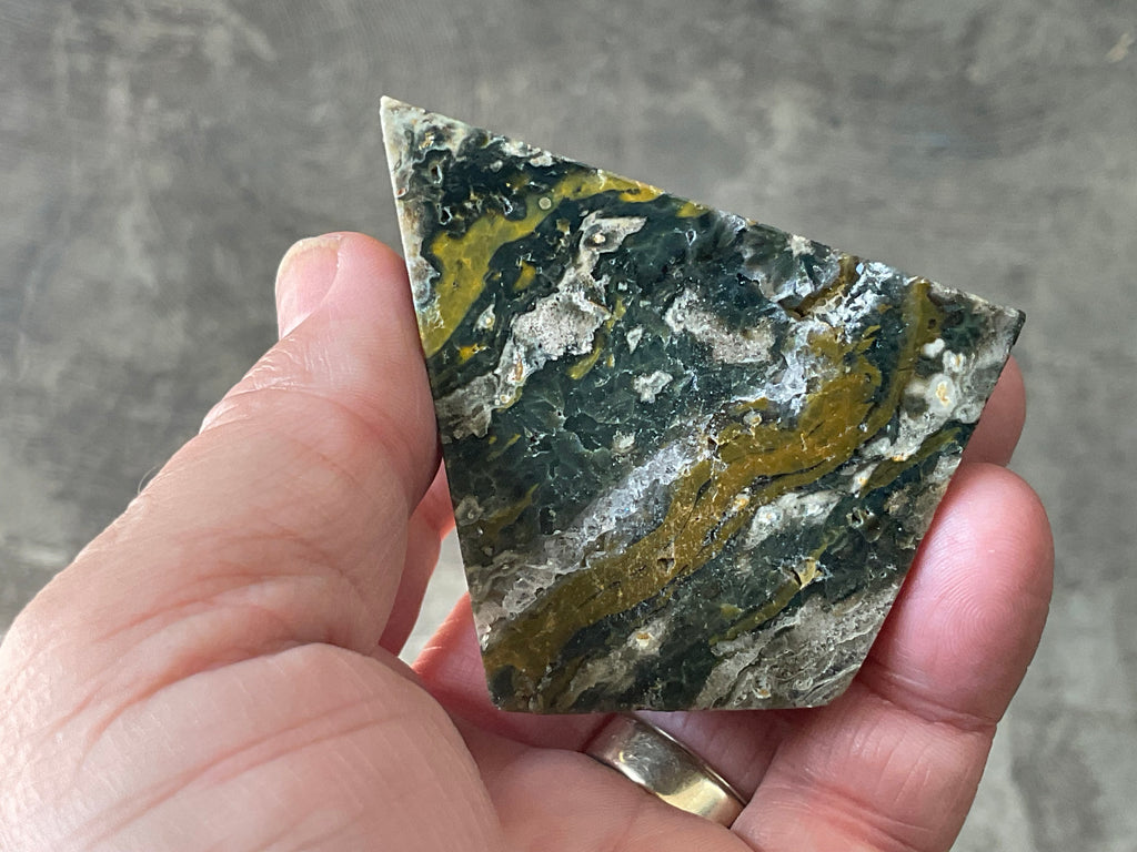 186g Ocean Jasper Freeform Piece 2C