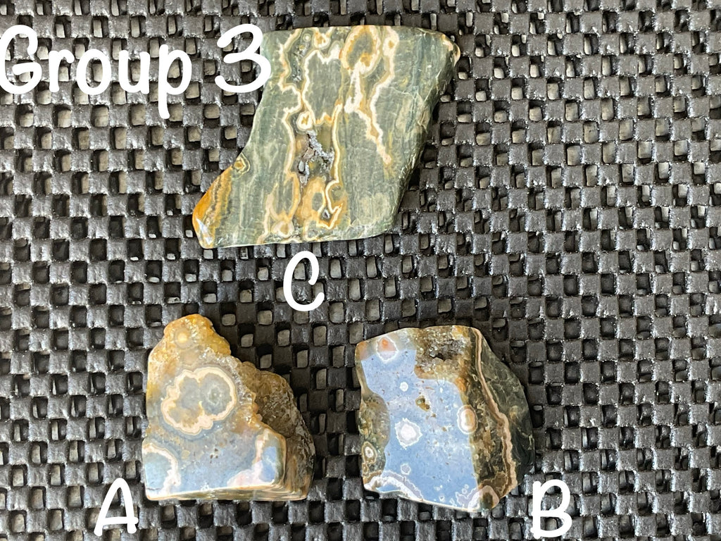 24g ‘Cloud’ Ocean Jasper Polished Piece 3A