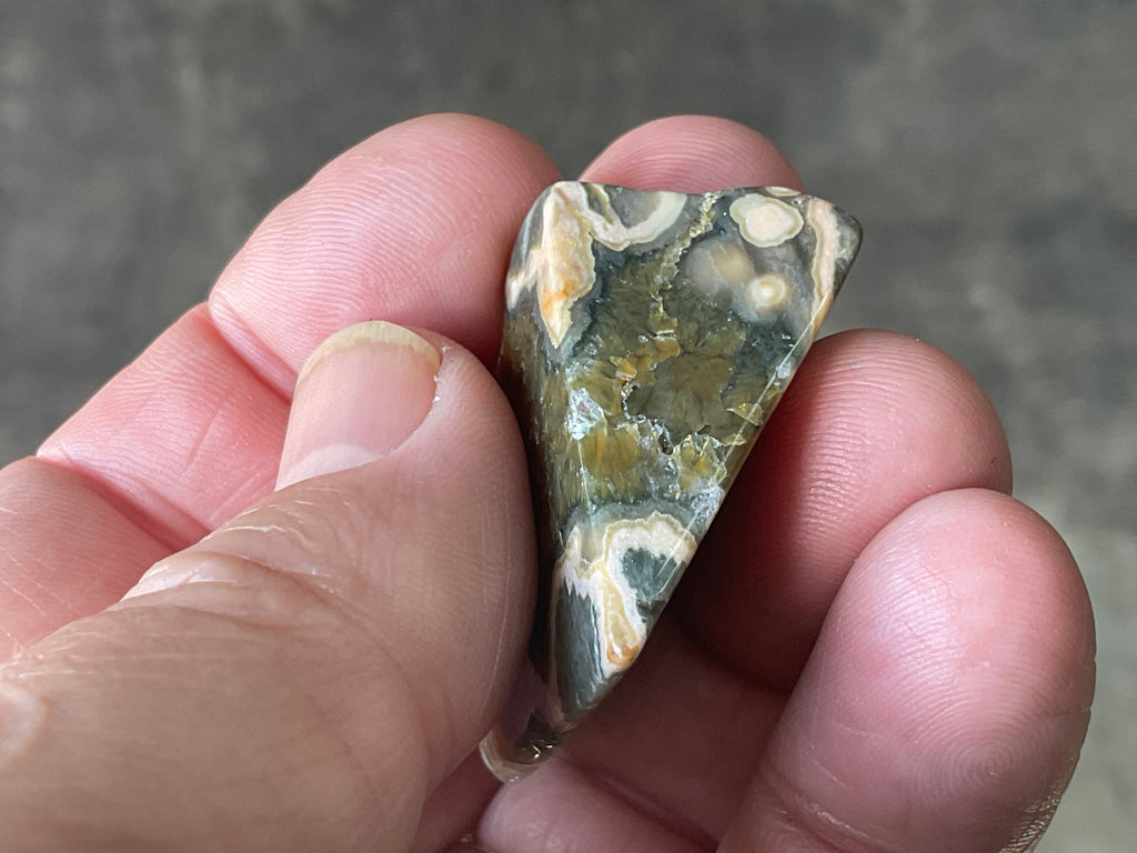 24g ‘Cloud’ Ocean Jasper Polished Piece 3A