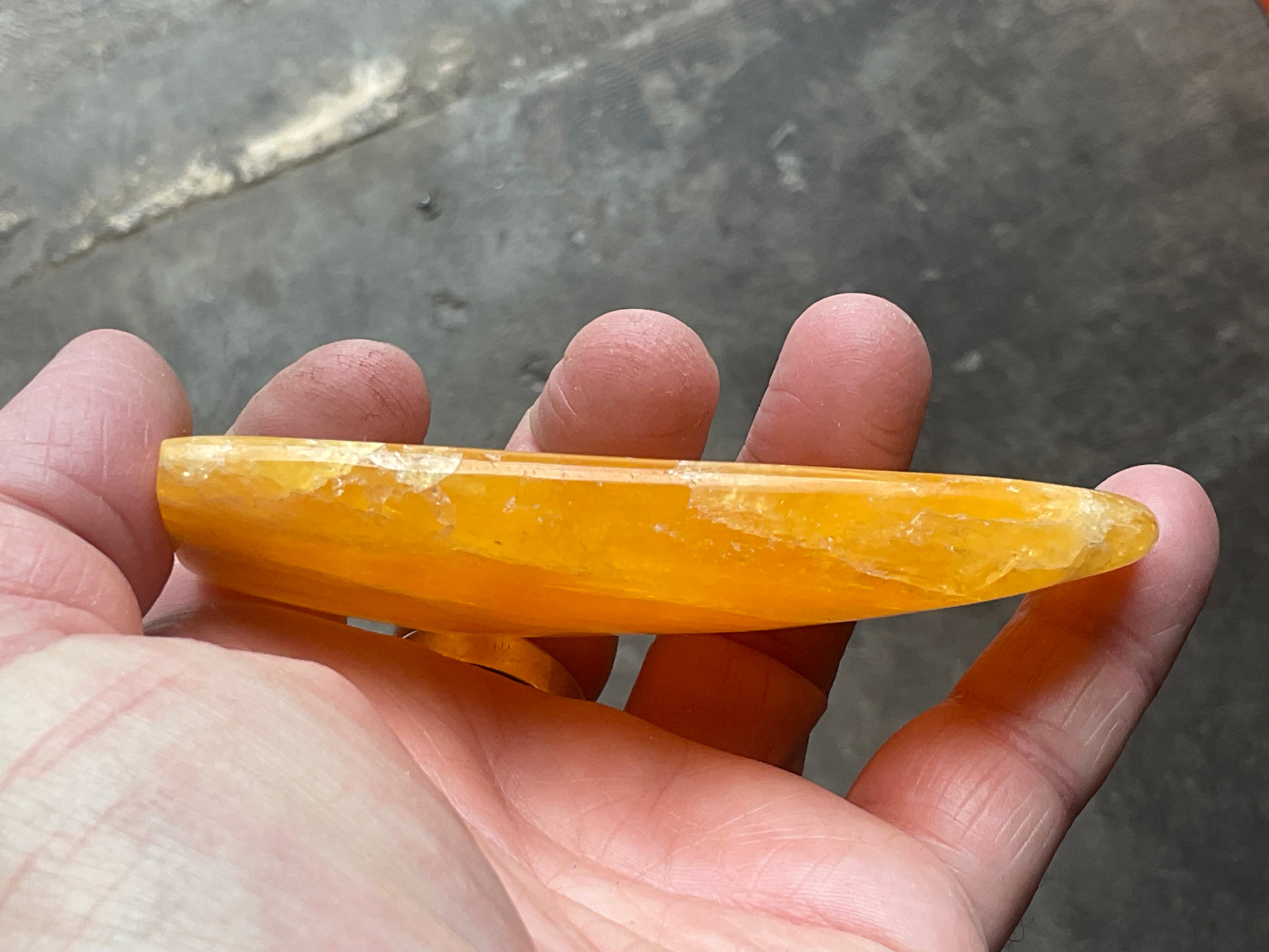 139g “Orange Fire” Calcite Freeform