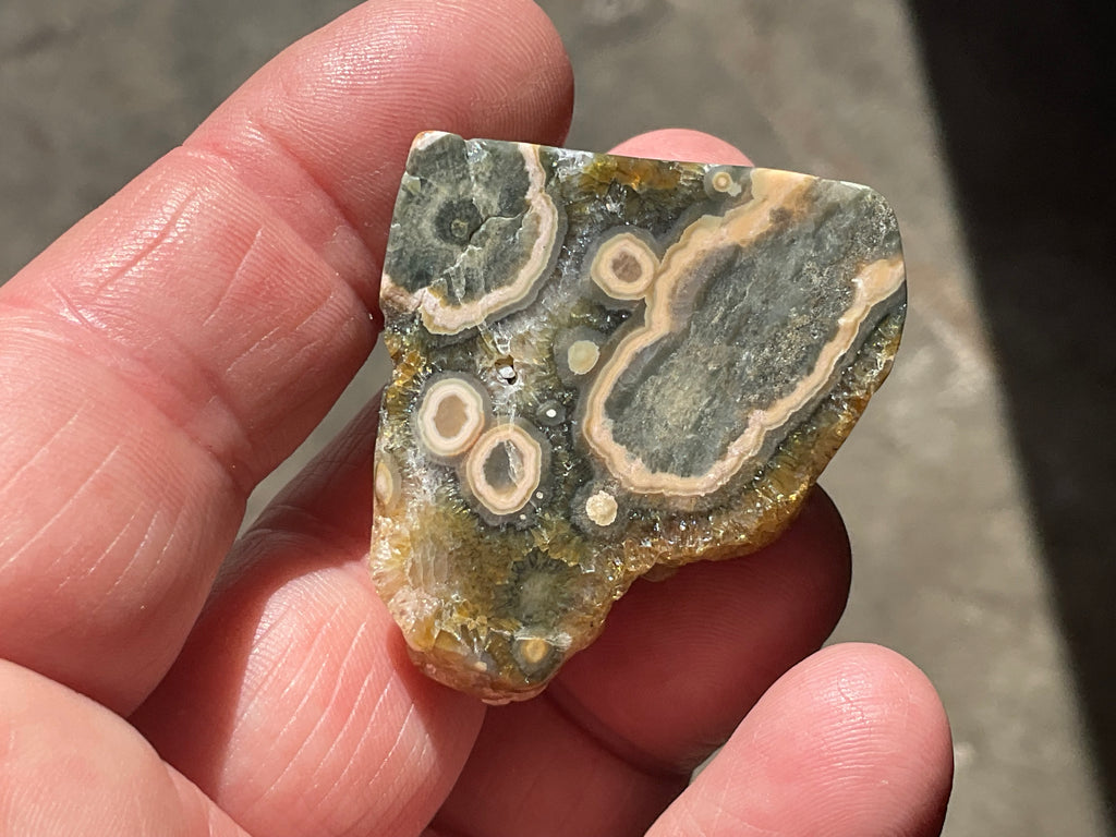 24g ‘Cloud’ Ocean Jasper Polished Piece 3A