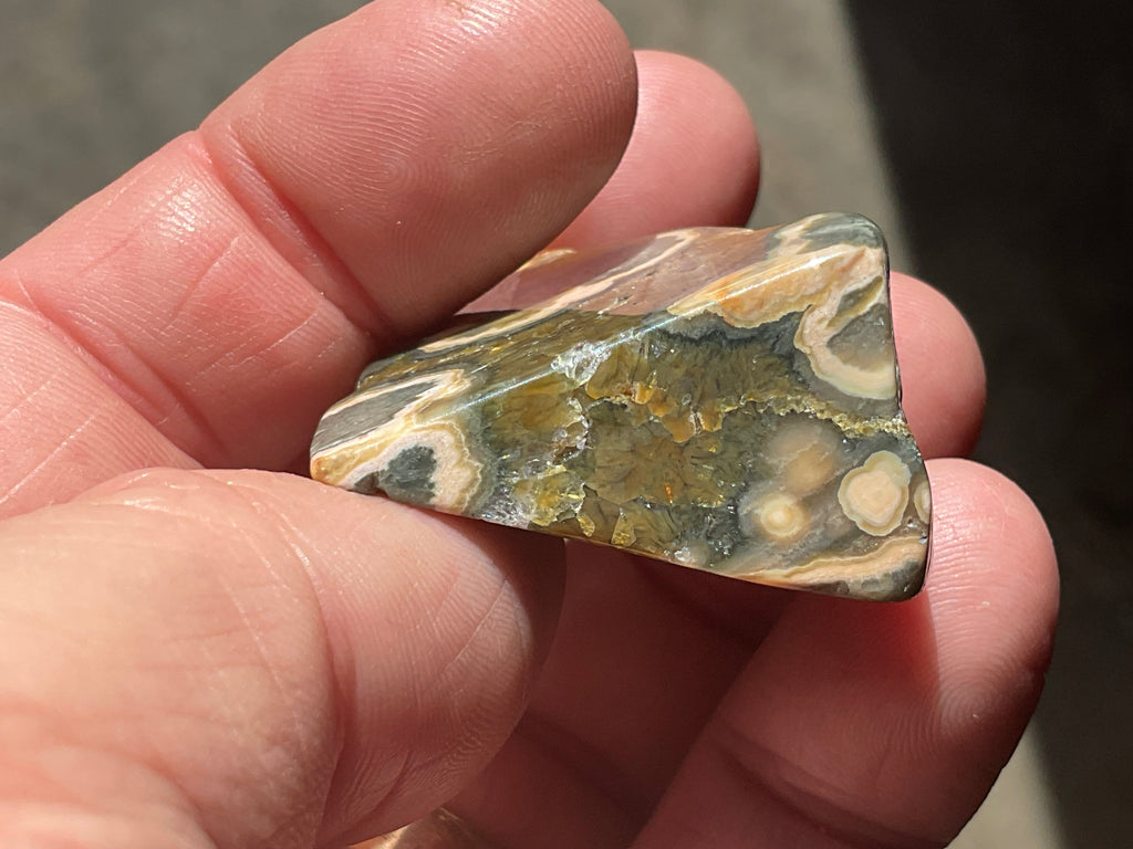24g ‘Cloud’ Ocean Jasper Polished Piece 3A