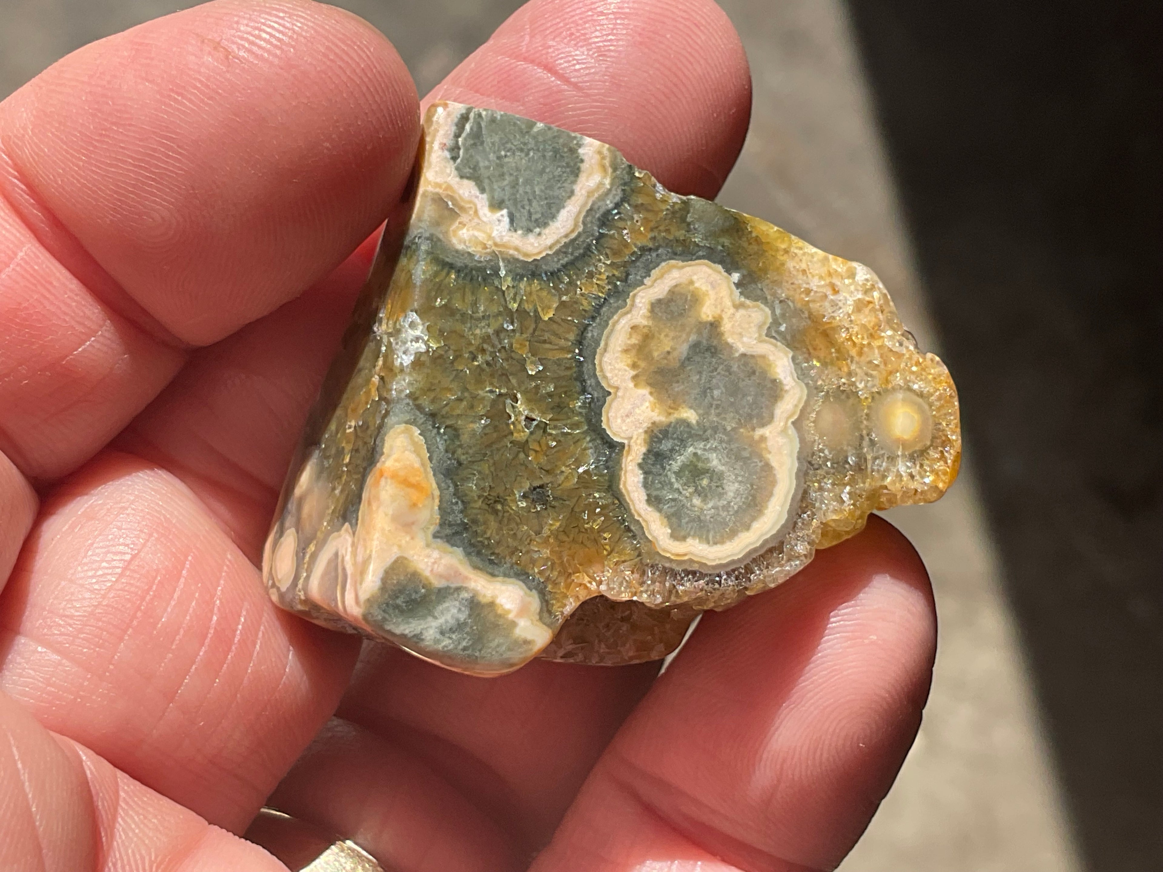 24g ‘Cloud’ Ocean Jasper Polished Piece 3A