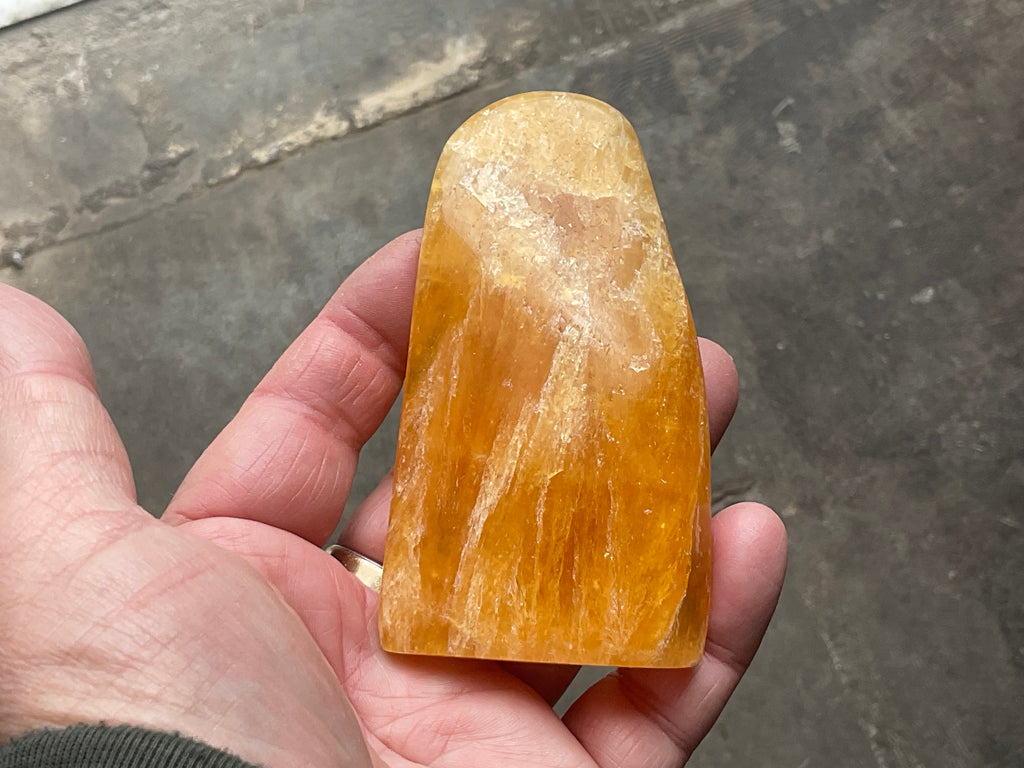 139g “Orange Fire” Calcite Freeform