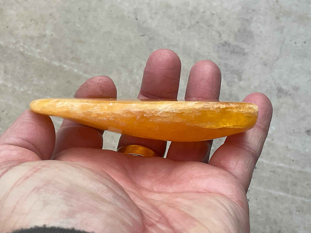 139g “Orange Fire” Calcite Freeform