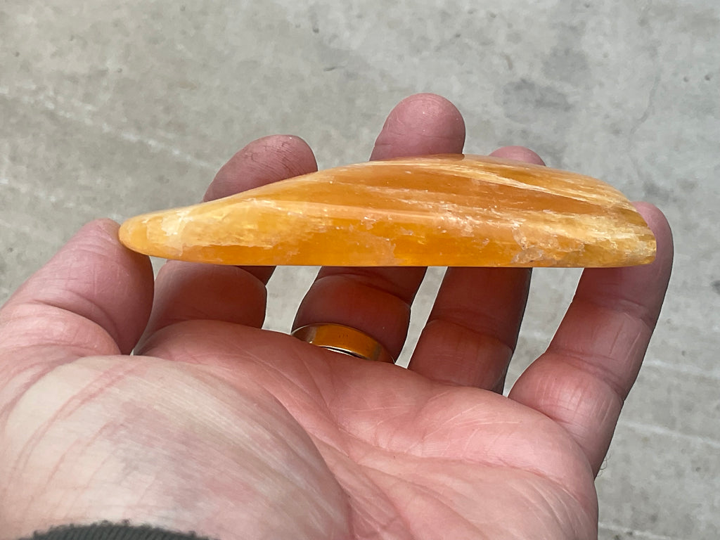 139g “Orange Fire” Calcite Freeform