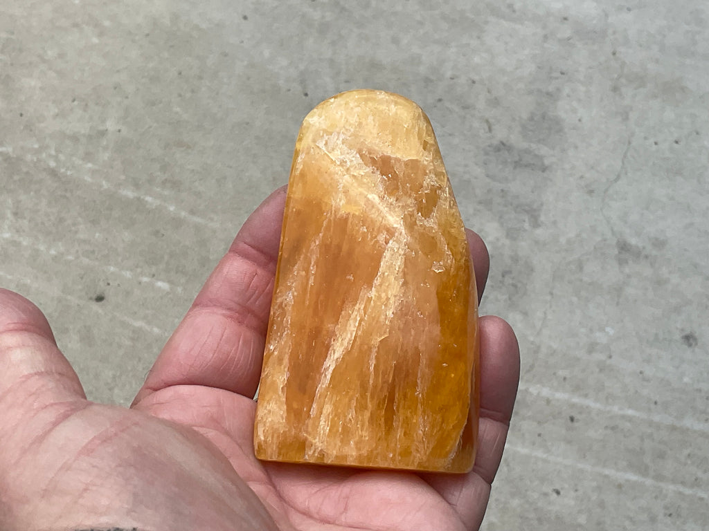 139g “Orange Fire” Calcite Freeform