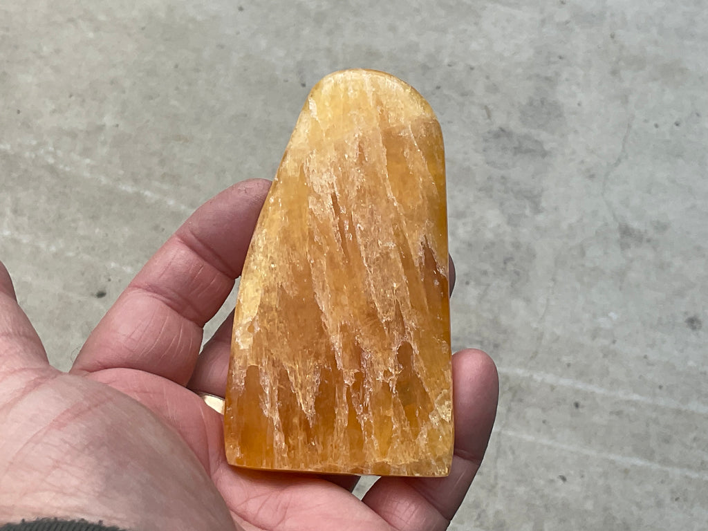 139g “Orange Fire” Calcite Freeform