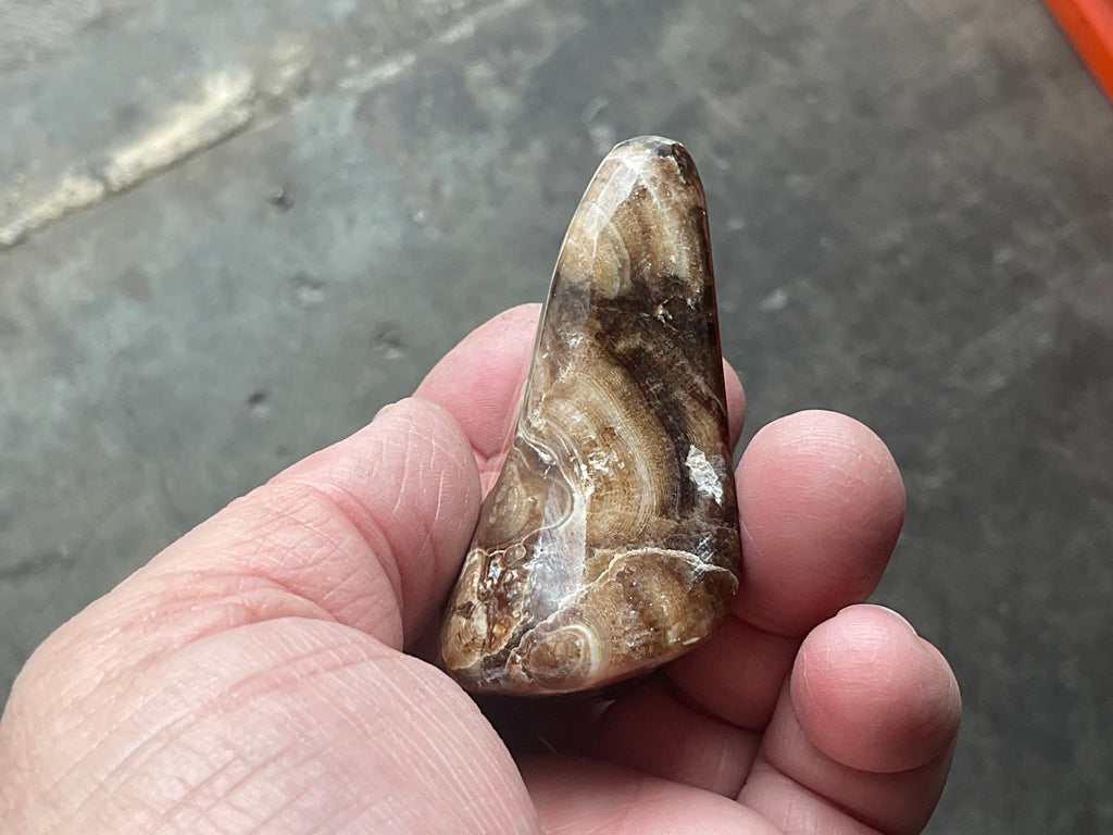 111g Chocolate Calcite/Aragonite Freeform A