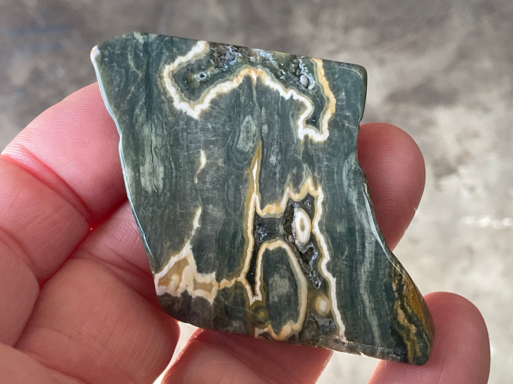 28g ‘Cloud’ Ocean Jasper Polished Piece 3C