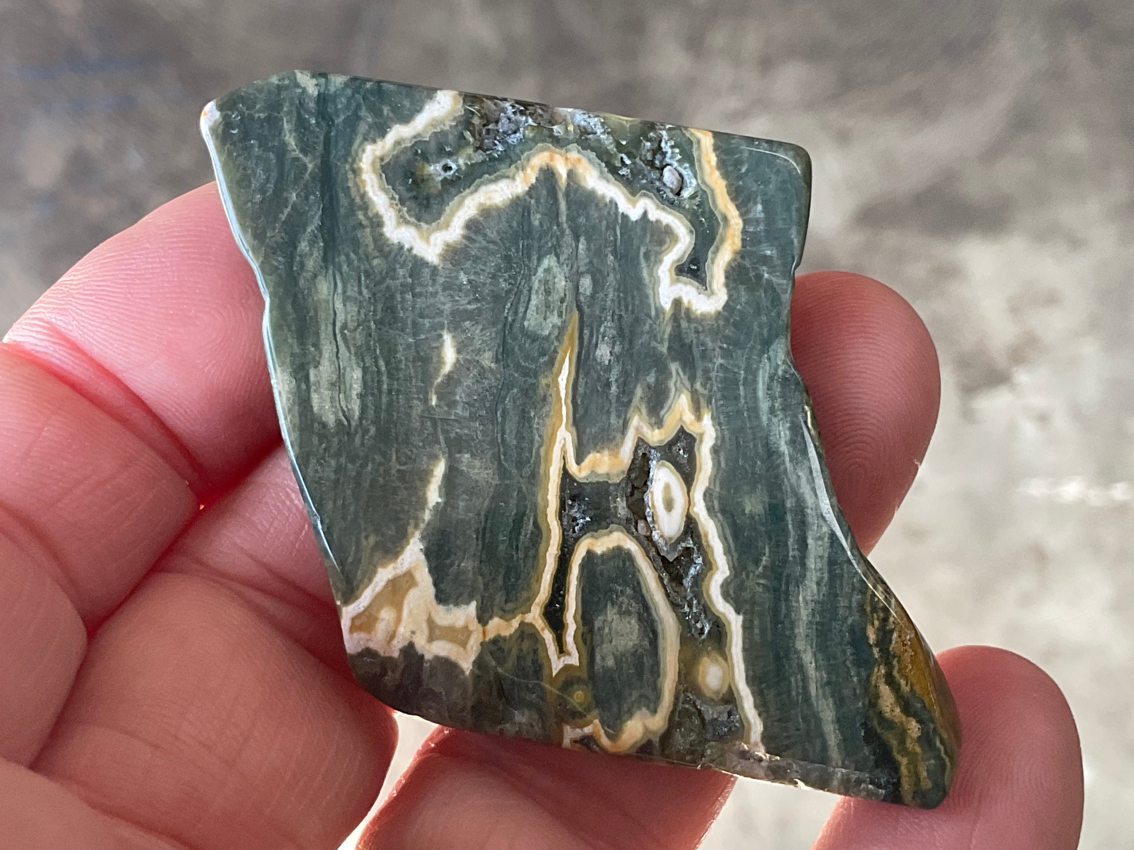 28g ‘Cloud’ Ocean Jasper Polished Piece 3C