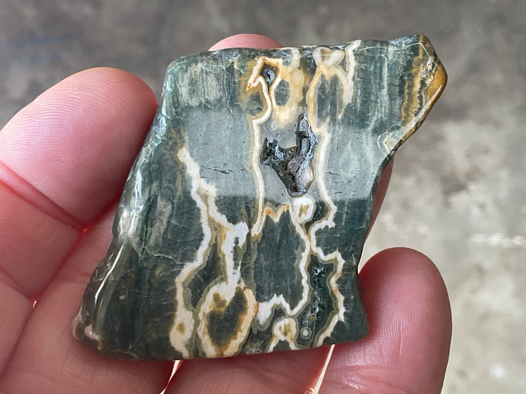 28g ‘Cloud’ Ocean Jasper Polished Piece 3C