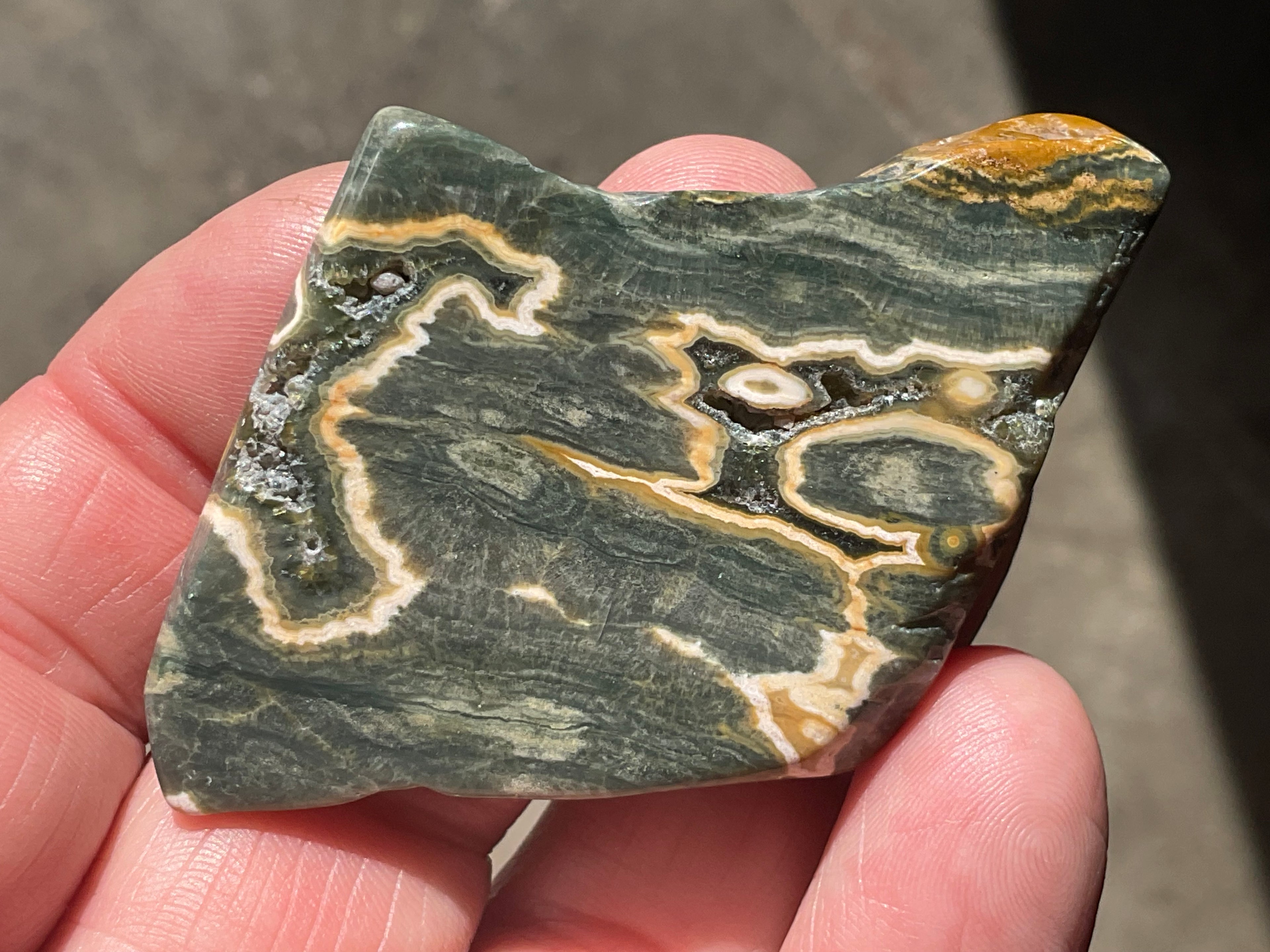 28g ‘Cloud’ Ocean Jasper Polished Piece 3C