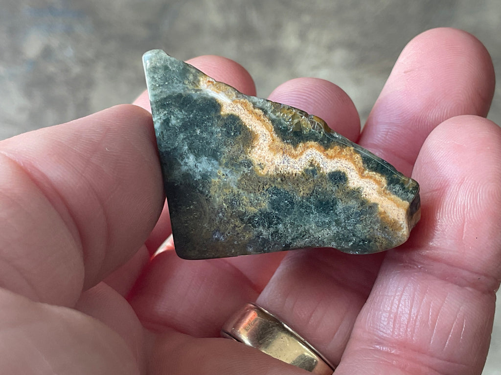 30g ‘Cloud’ Ocean Jasper Polished Piece 4A