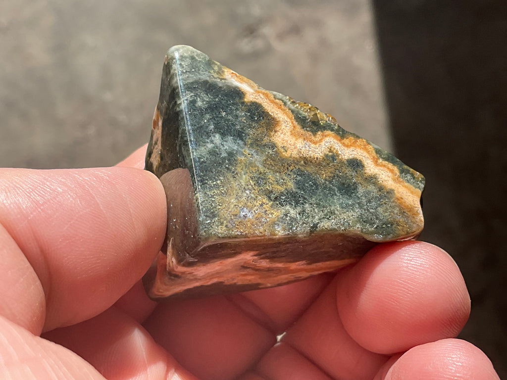 30g ‘Cloud’ Ocean Jasper Polished Piece 4A