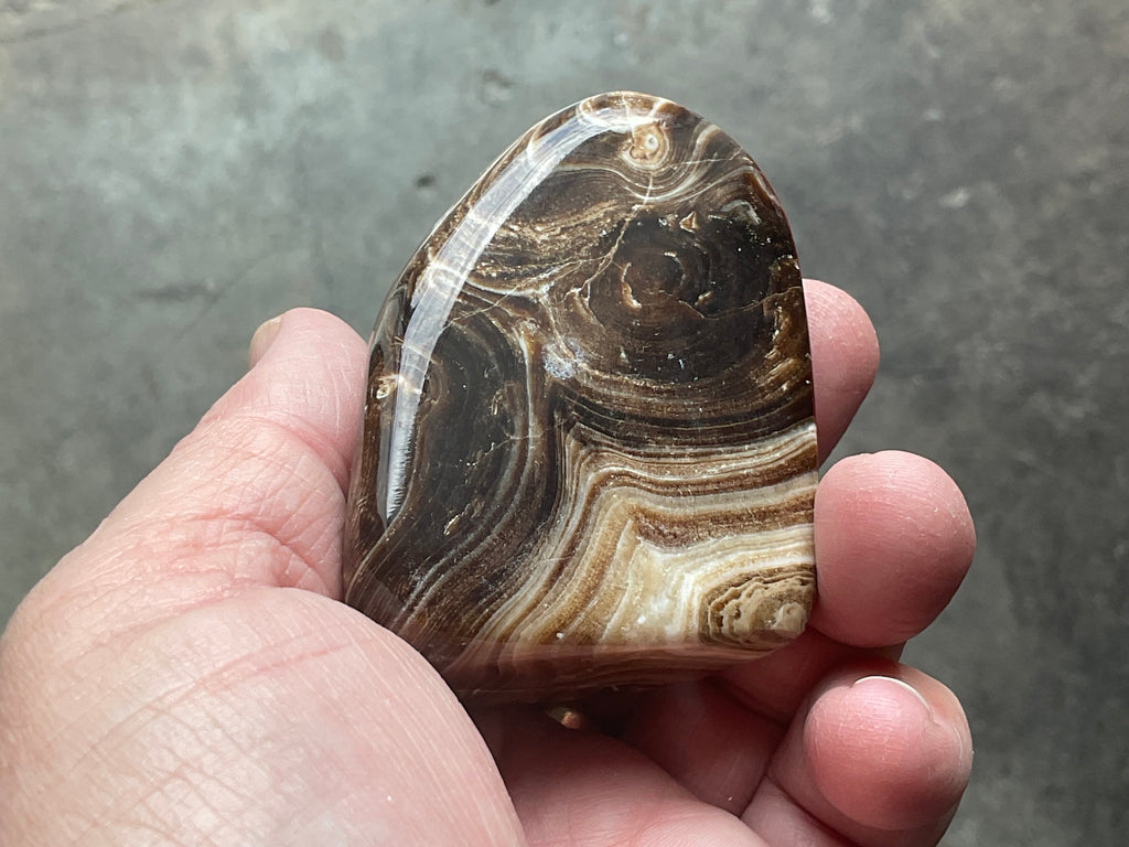 151g Chocolate Calcite/Aragonite Freeform B