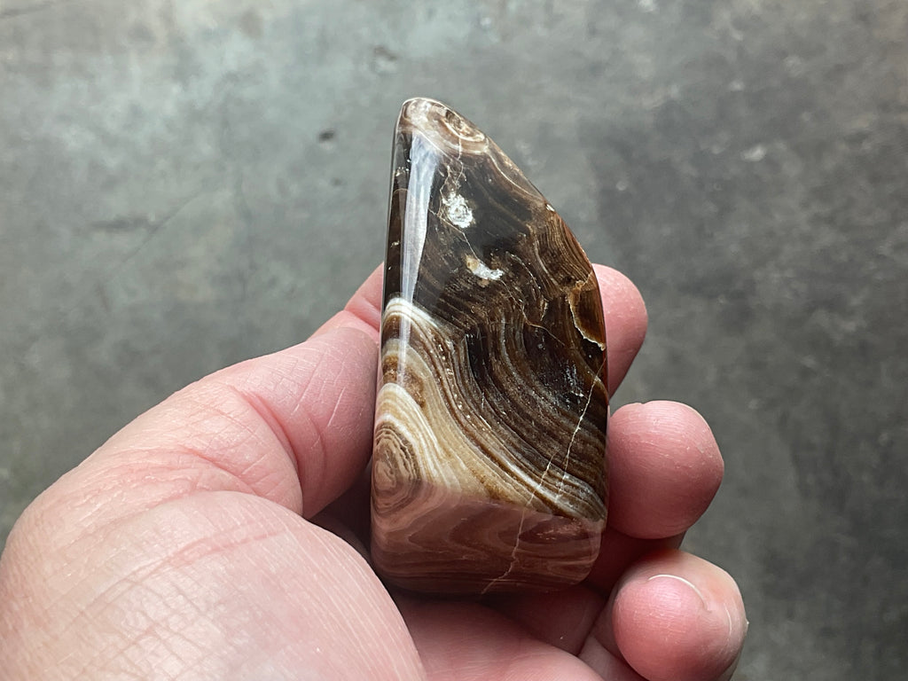 151g Chocolate Calcite/Aragonite Freeform B