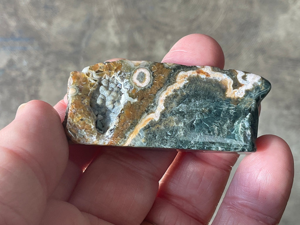 32g ‘Cloud’ Ocean Jasper Polished Piece 4B