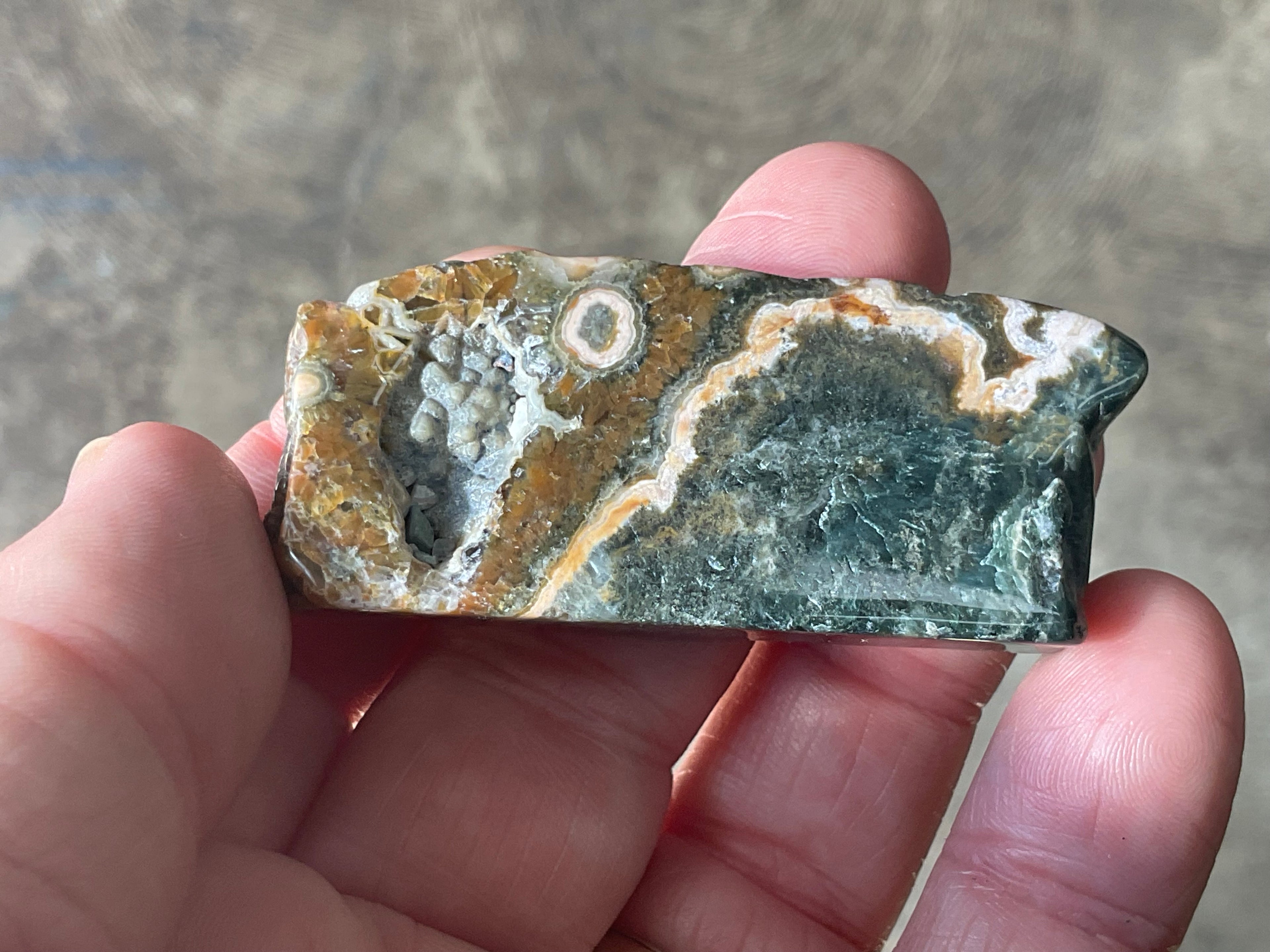 32g ‘Cloud’ Ocean Jasper Polished Piece 4B