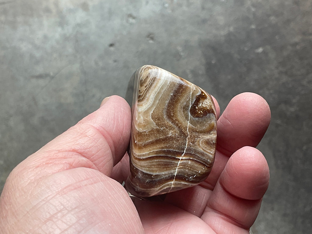 151g Chocolate Calcite/Aragonite Freeform B