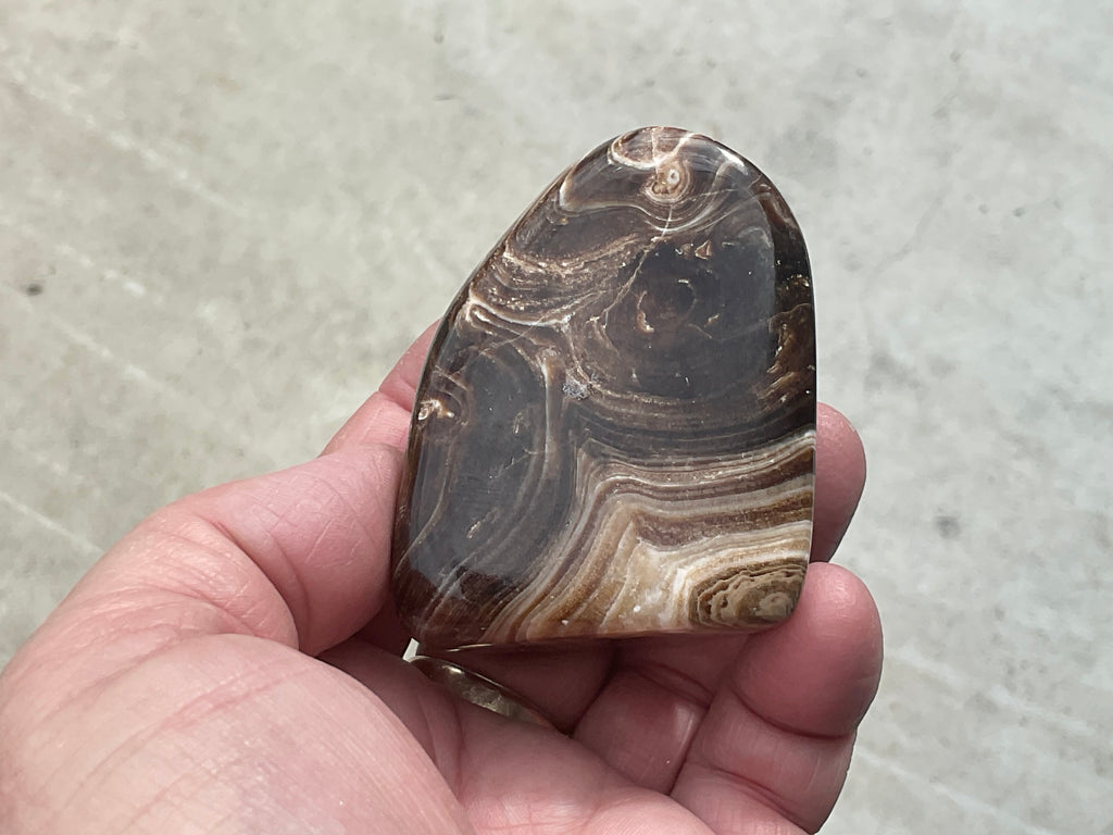 151g Chocolate Calcite/Aragonite Freeform B